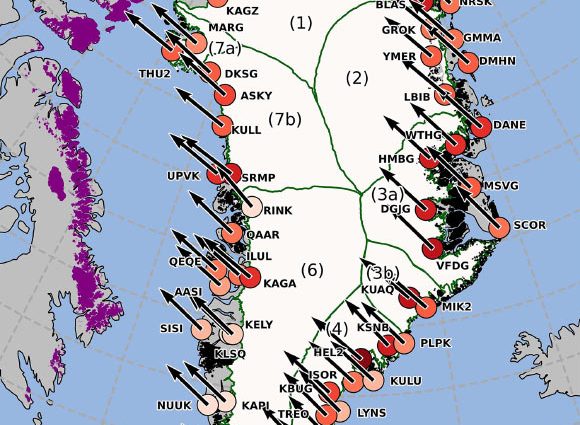 Greenland is Shrinking and Drifting towards Northwest, Geoscientists Say