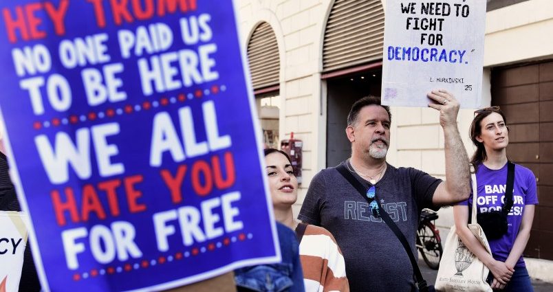 Photos: ‘No Kings’ Anti-The Traitor Protests See Massive Turnout Across the Country