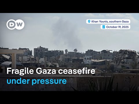 israeli-military-strikes-series-of-targets-across-gaza-|-dw-news