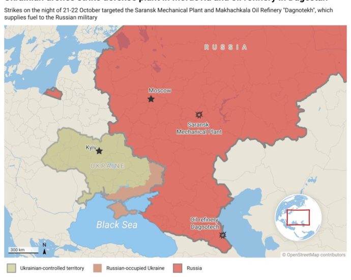 ukraine-strikes-munitions-plant-and-naval-fuel-hub-deep-inside-russia