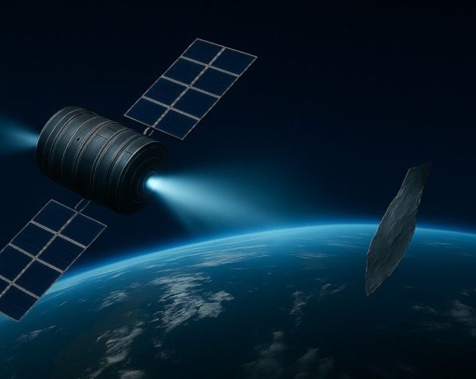 Could we blast space debris out of harm’s way with ion beams?