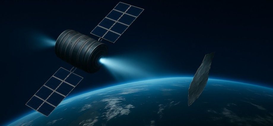 Could we blast space debris out of harm’s way with ion beams?