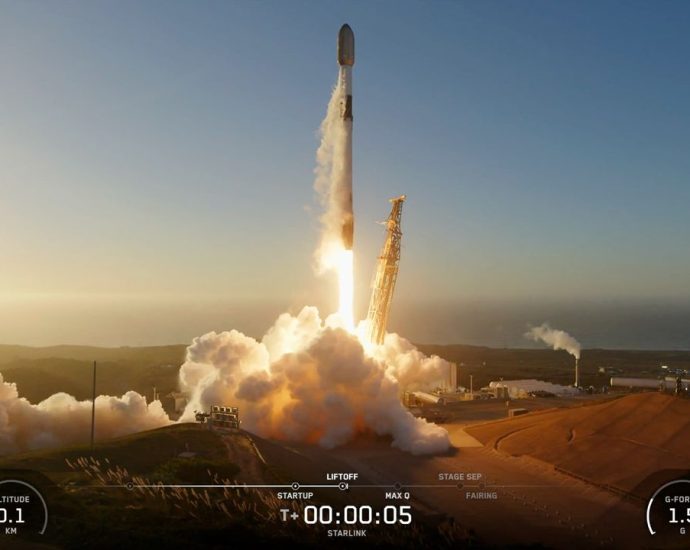 SpaceX launches 28 Starlink satellites from California, lands rocket at sea