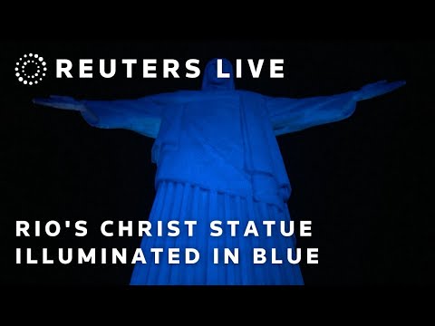 live:-rio’s-christ-the-redeemer-statue-to-be-illuminated-in-blue-ahead-of-cop30