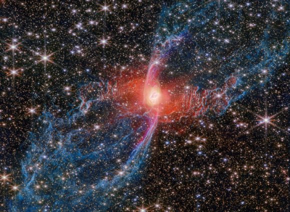 Webb Captures Red Spider Nebula