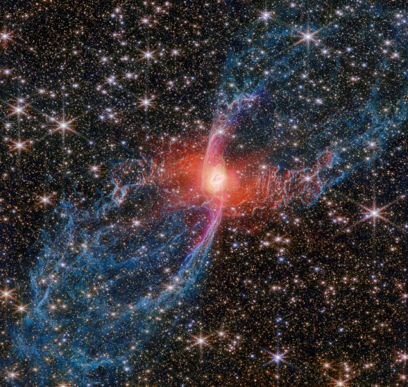 Webb Captures Red Spider Nebula
