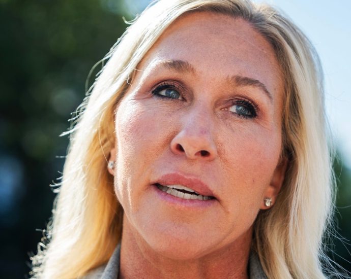 Marjorie Taylor Greene calls it ‘an embarrassment’ that the Republican-led House isn’t in session during the shutdown