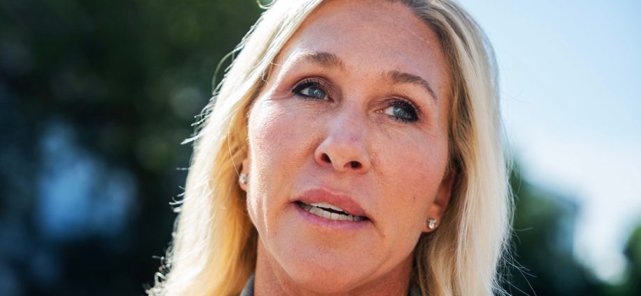 Marjorie Taylor Greene calls it ‘an embarrassment’ that the Republican-led House isn’t in session during the shutdown