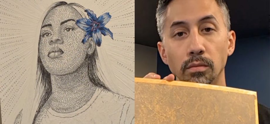 artist-transforms-‘harry-potter’-books-into-portraits-honoring-murdered-trans-women