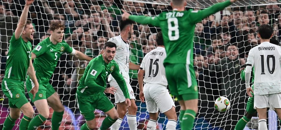 ronaldo-sent-off-as-ireland-stun-portugal-to-keep-world-cup-hopes-alive