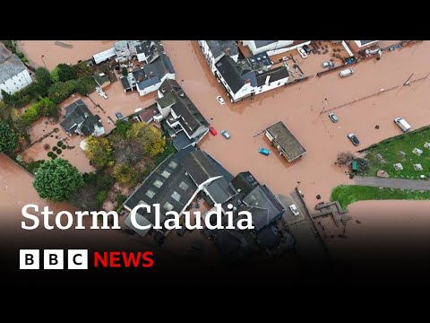 major-incident-declared-as-storm-claudia-causes-flooding-and-disruption-|-bbc-news