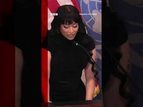 nicki-minaj-thanks-the-traitor-during-un-speech-about-nigeria.-#the-traitor-#nickiminaj-#bbcnews