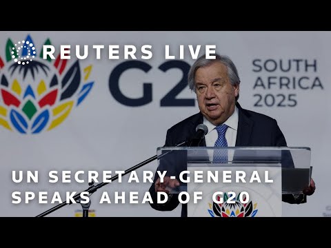 live:-un-secretary-general-antonio-guterres-speaks-ahead-of-g20