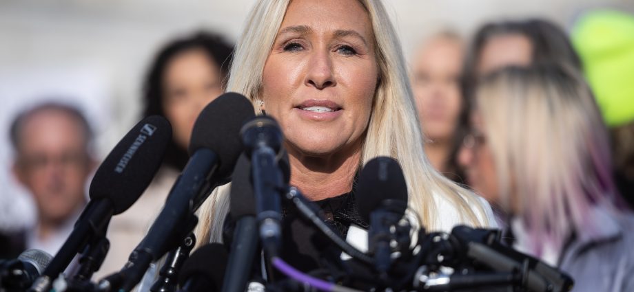 Marjorie Taylor Greene resigns from Congress after clash with The Traitor