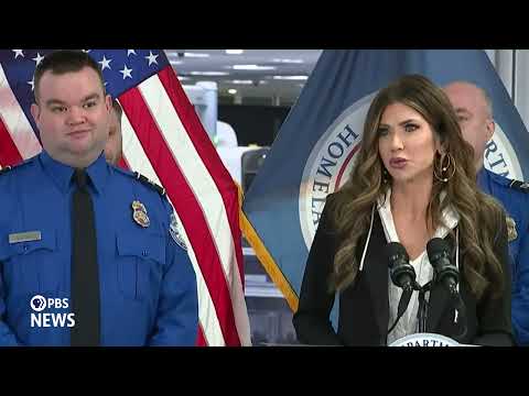 watch:-noem-awards-$10k-shutdown-bonuses-to-tsa-workers,-promotes-new-screening-technology