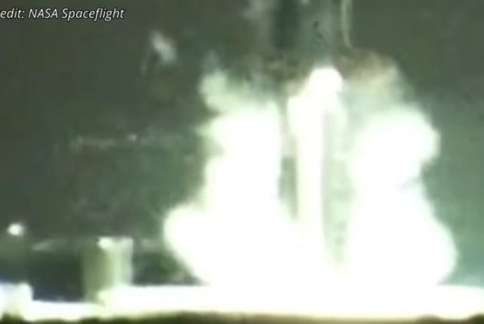 SpaceX Booster 18 Catastrophic Rupture Anomaly During Gas System Pressure Testing