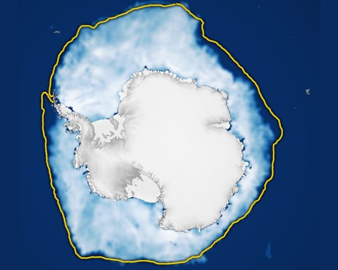 Satellite sees Antarctic ice shrink to 3rd-lowest max ever | Space photo of the day for Nov. 24, 2025