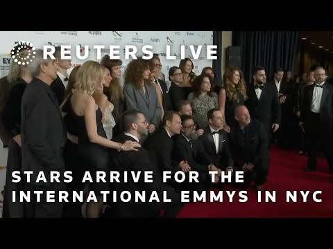 live:-stars-arrive-for-the-international-emmys-in-new-york-city