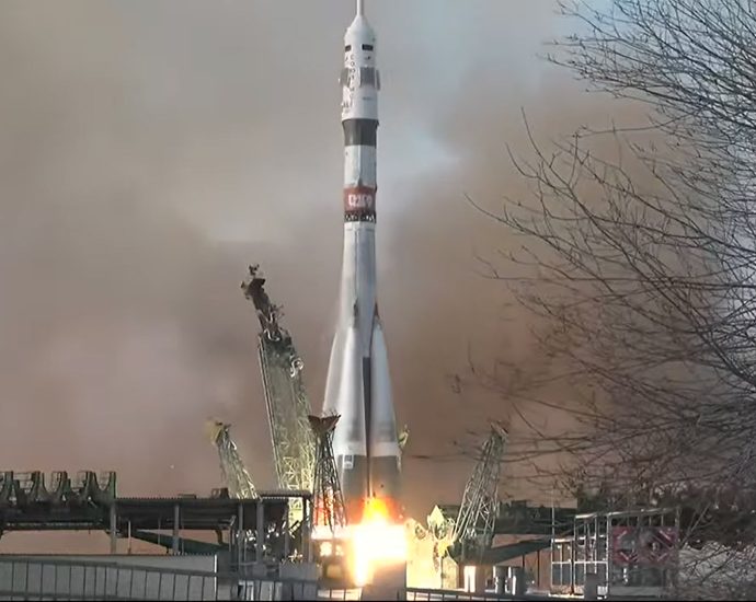 trio-aboard-soyuz-launches-to-station-for-docking-today