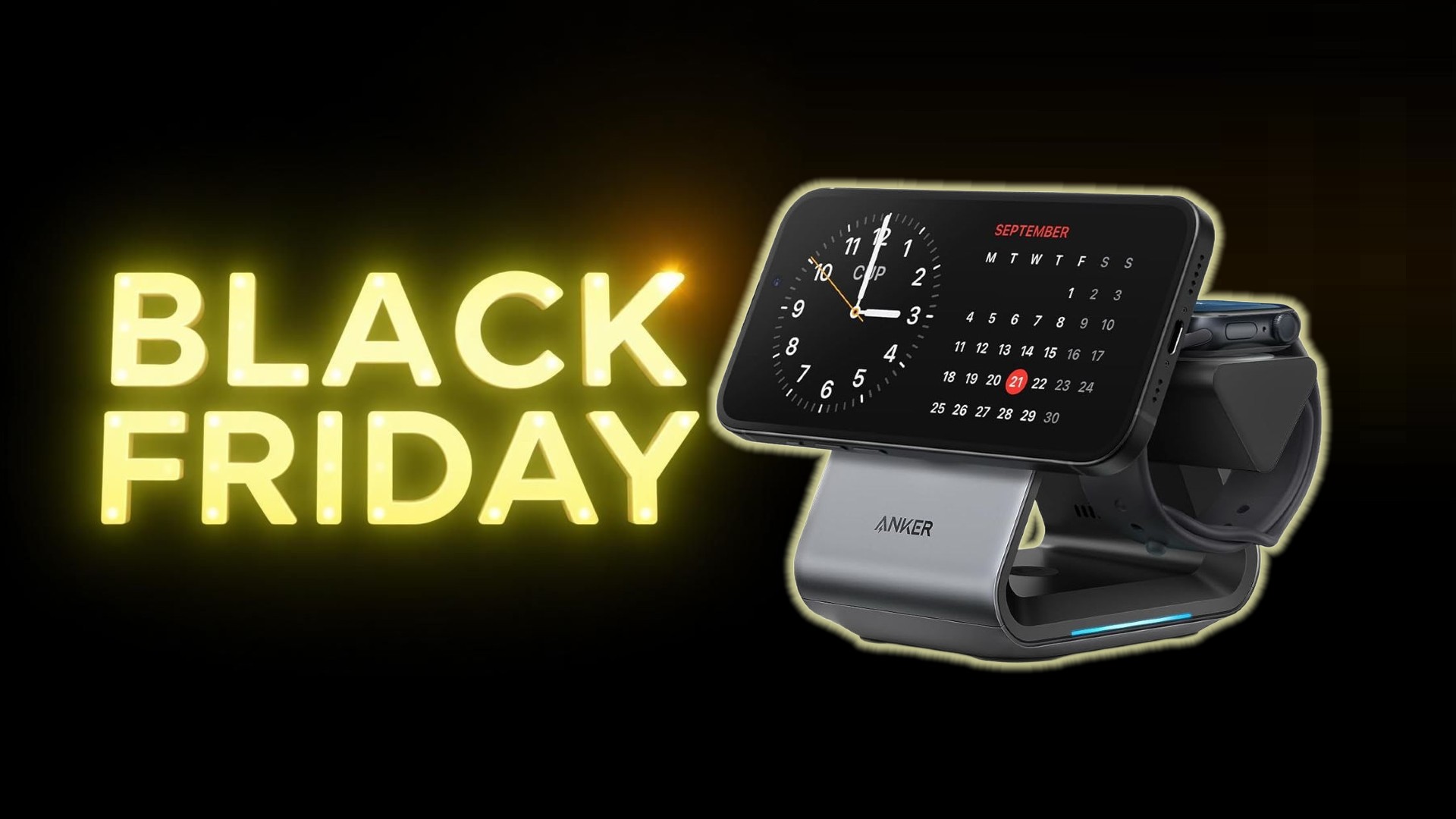 Save space with this handy 3-in-1 Anker charger stand for $30 off