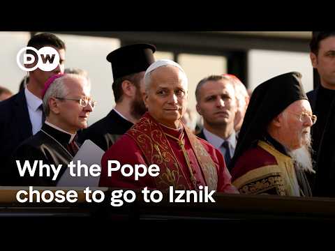 pope-leo-calls-for-unity-in-iznik,-turkey-|-dw-news