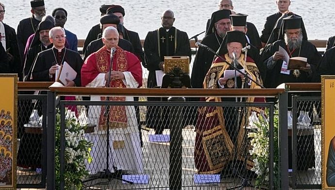 pope-leo-xiv-calls-for-unity-of-the-christian-world-during-nicaea-ceremony