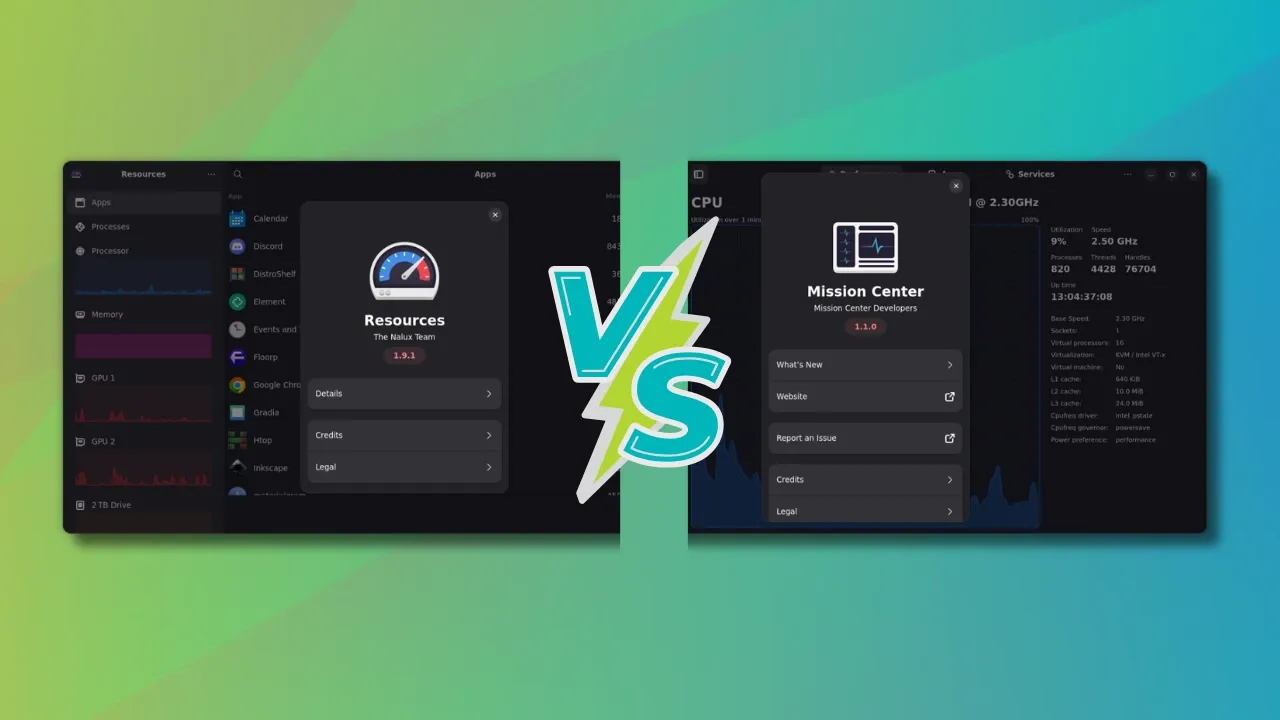 mission-center-vs.-resources:-the-ultimate-linux-system-monitor-showdown