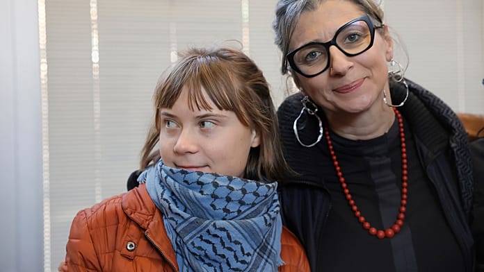 global-mobilisation-in-solidarity-with-palestine:-thunberg-and-albanese-lead-march-in-rome