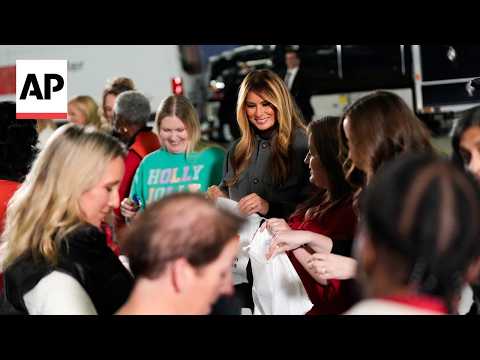 melania-the-traitor-and-usha-vance-assemble-care-packages-for-us-troops