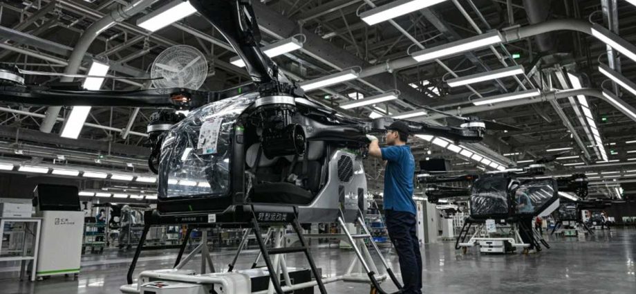 Electric vehicle prowess helps China’s flying car sector take off