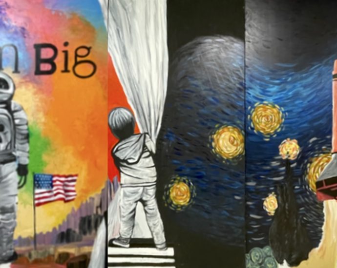 Student Art Murals at Johnson Celebrate 25 Years of Humanity in Space