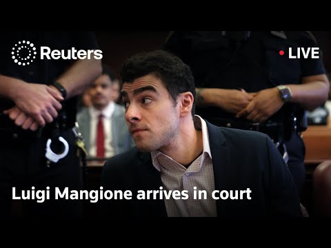 live:-luigi-mangione pre-trial-conference-arrivals