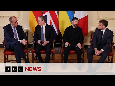 european-leaders-walk-tightrope-between-backing-ukraine-and-keeping-us-on-board-|-bbc-news