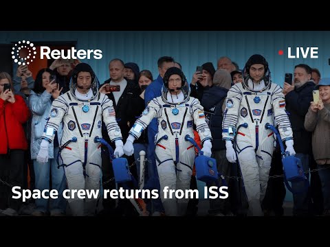 live:-space-crew-returns-from-iss-|-reuters