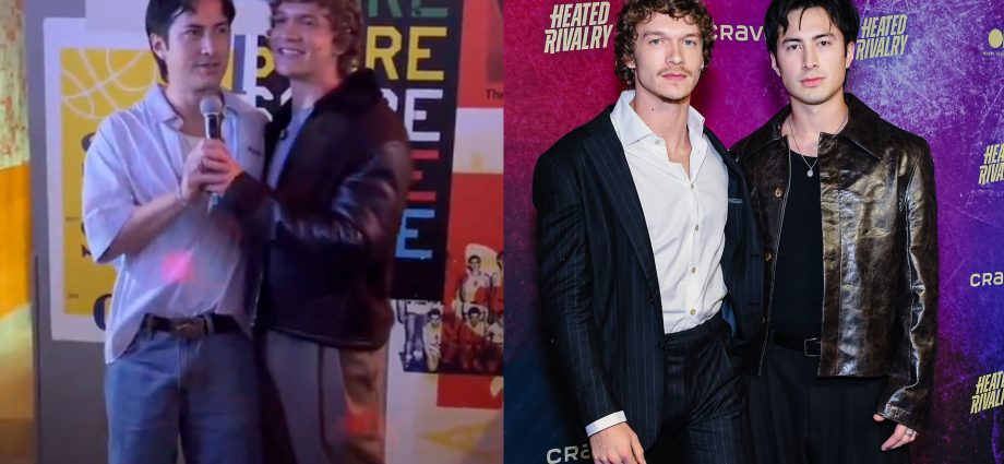 ‘heated-rivalry’-stars-surprise-fans-at-hi-tops-trivia-night-in-west-hollywood-and-share-message-for-lgbtq+-youth