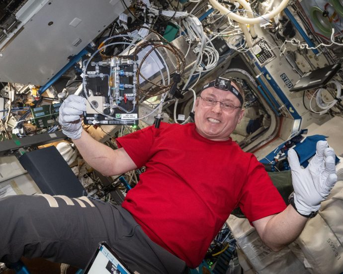 station-trio-back-on-earth;-expedition-74-keeps-up-science,-maintains-systems