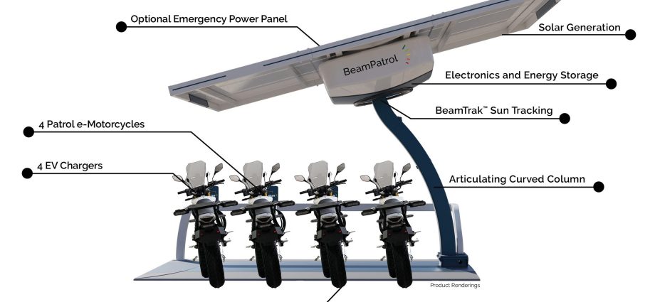 florida-police-department-deploys-beampatrol-electric-motorcycle-charging-system