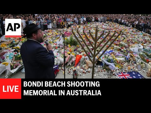 live:-bondi-beach-shooting-memorial-in-australia
