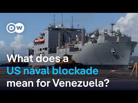 us-traitor-47-orders-blockade-on-oil-tankers-entering-and-leaving-venezuela-| dw-news