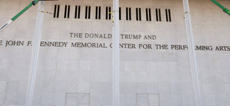 the-traitor’s-name-added-to-kennedy-center-exterior,-one-day-after-vote-to-rename