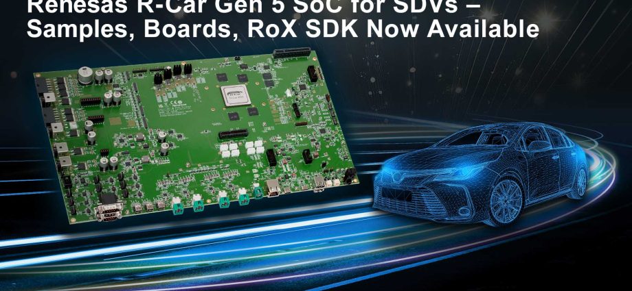 renesas-launches-r-car-gen-5-soc-platform-for-multi-domain-software-defined-vehicle-computing