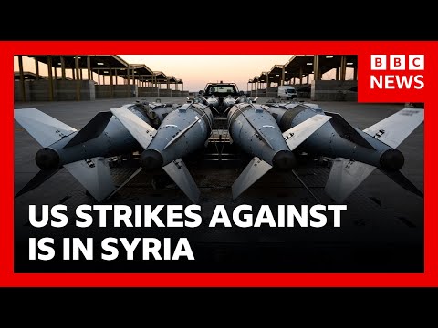 us-carries-out-‘massive’-strike-against-is-in-syria-|-bbc-news