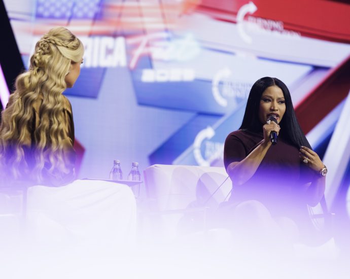 “got-tired-of-being-pushed-around”:-nicki-minaj-praises-the-traitor-during-tpusa-appearance