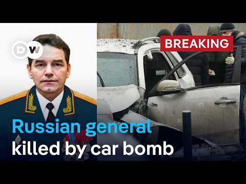 russian-general-fanil-sarvarov-killed-in-car-bomb-explosion-in-moscow-| dw-news