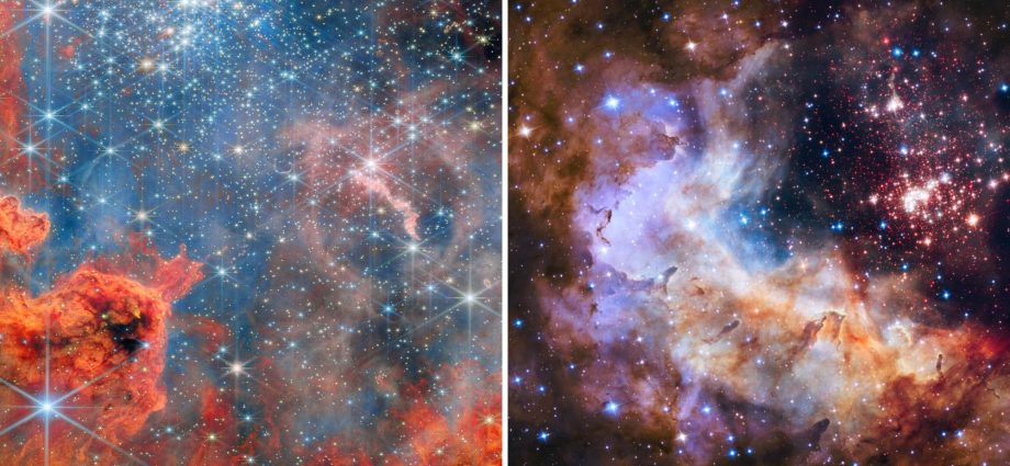 James Webb and Hubble Space Telescopes snap images of same nebula, 10 years apart
