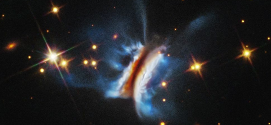 ‘Dracula’s Chivito’ looks stunning in this tasty Christmas photo from the Hubble Telescope