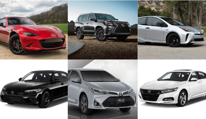 Top 10 best-selling cars in 2025