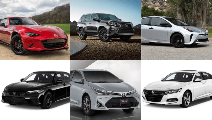 Top 10 best-selling cars in 2025