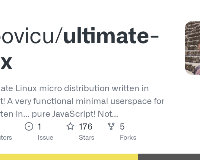 Ultimate-Linux: Userspace for Linux in Pure JavaScript