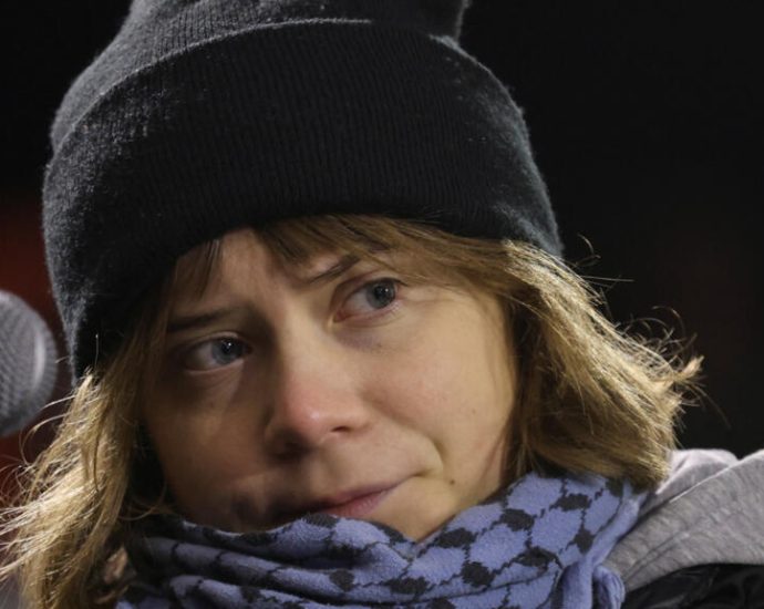 Activist Greta Thunberg arrested at London pro-Palestinian protest